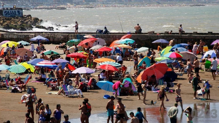 Elevan a “naranja” el alerta por temperaturas extremas para un sector de Mar del Plata