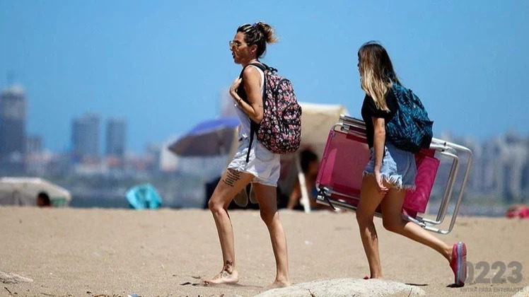 Sigue el viento norte y sube la temperatura: el clima este martes en Mar del Plata