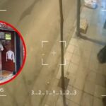 Video: un vecino vio la vidriera rota de un local del centro, se paró a investigar y casi se choca con el ladrón que escapaba