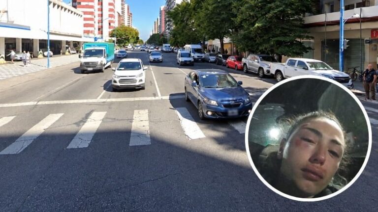 Brutal ataque en el centro de Mar del Plata: intentaron robarle la moto a una joven y la golpearon salvajemente